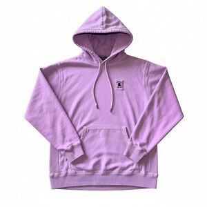 TEDDY FRESH Lavender Hoodie Size Large EUC Cotton Pullover Sweatshirt Logo H3H3